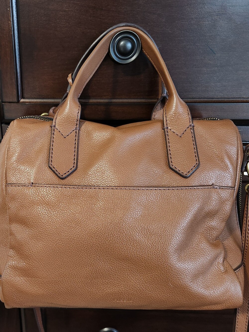 Fossil Leather Satchel
